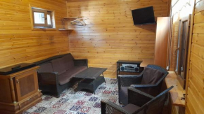 Wooden room in garden house